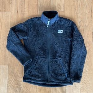 Slate Grey North Face Fleece Size Boys 14/16